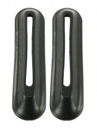 Empi VW Bug Bumper Guards (Pair) 1968-73 – Without Notch For Rubber Strip, 98-0751