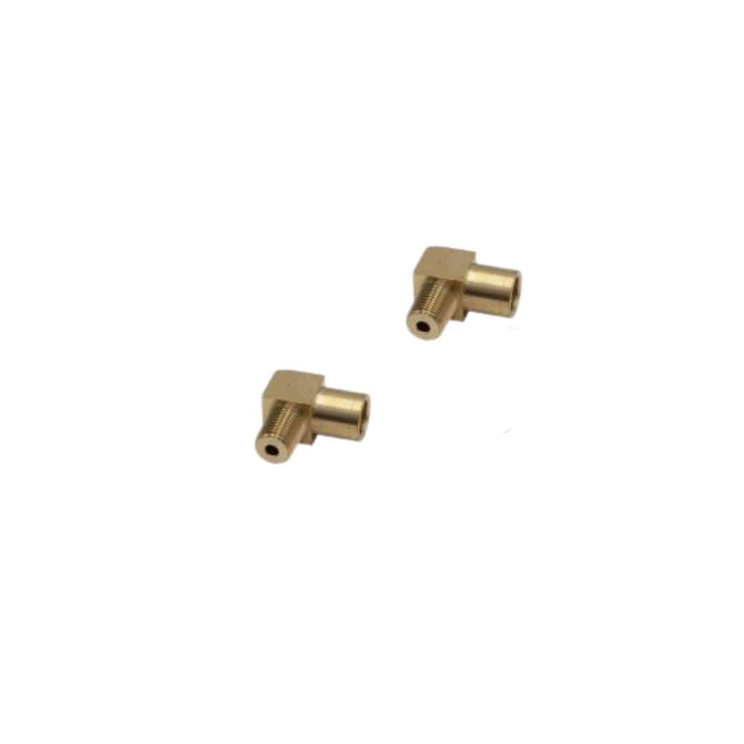 BRAKE LINE FITTING 1/8NPT - M10 X 1 90 DEG PR