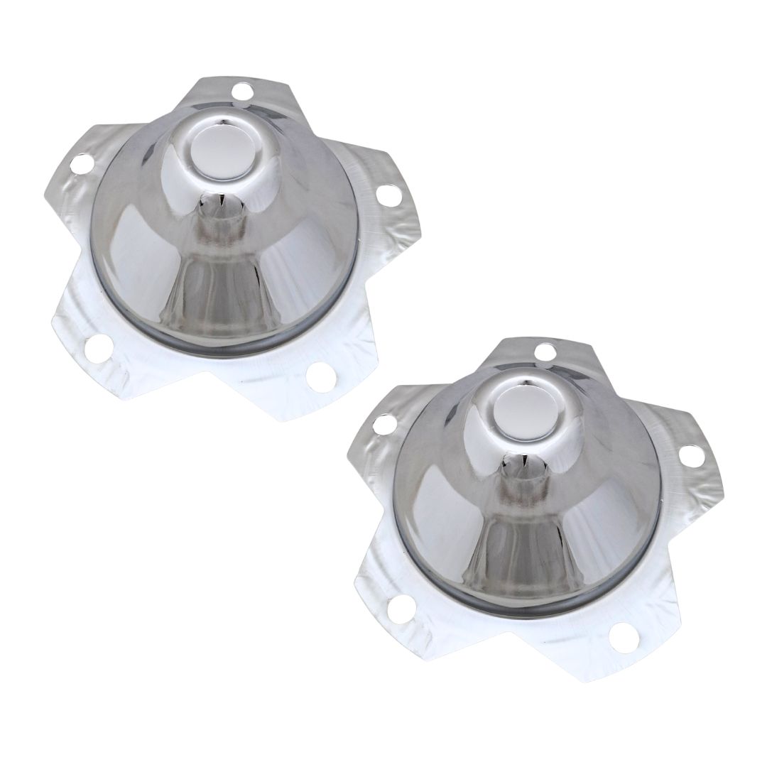 HUB CAP EMPI TRAILDUSTER CHROME PAIR