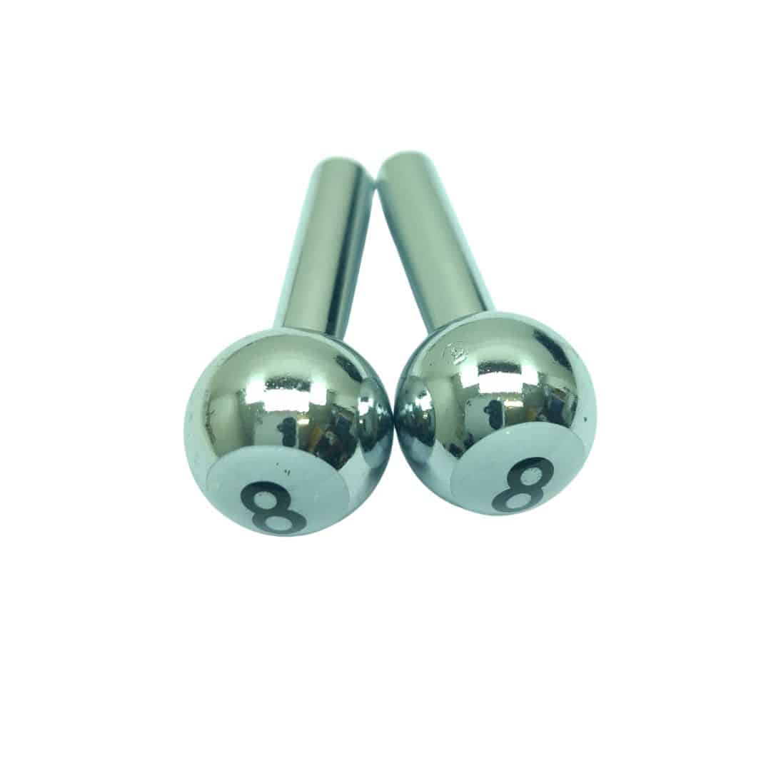 DOOR LOCK KNOB PER PAIR CHROME