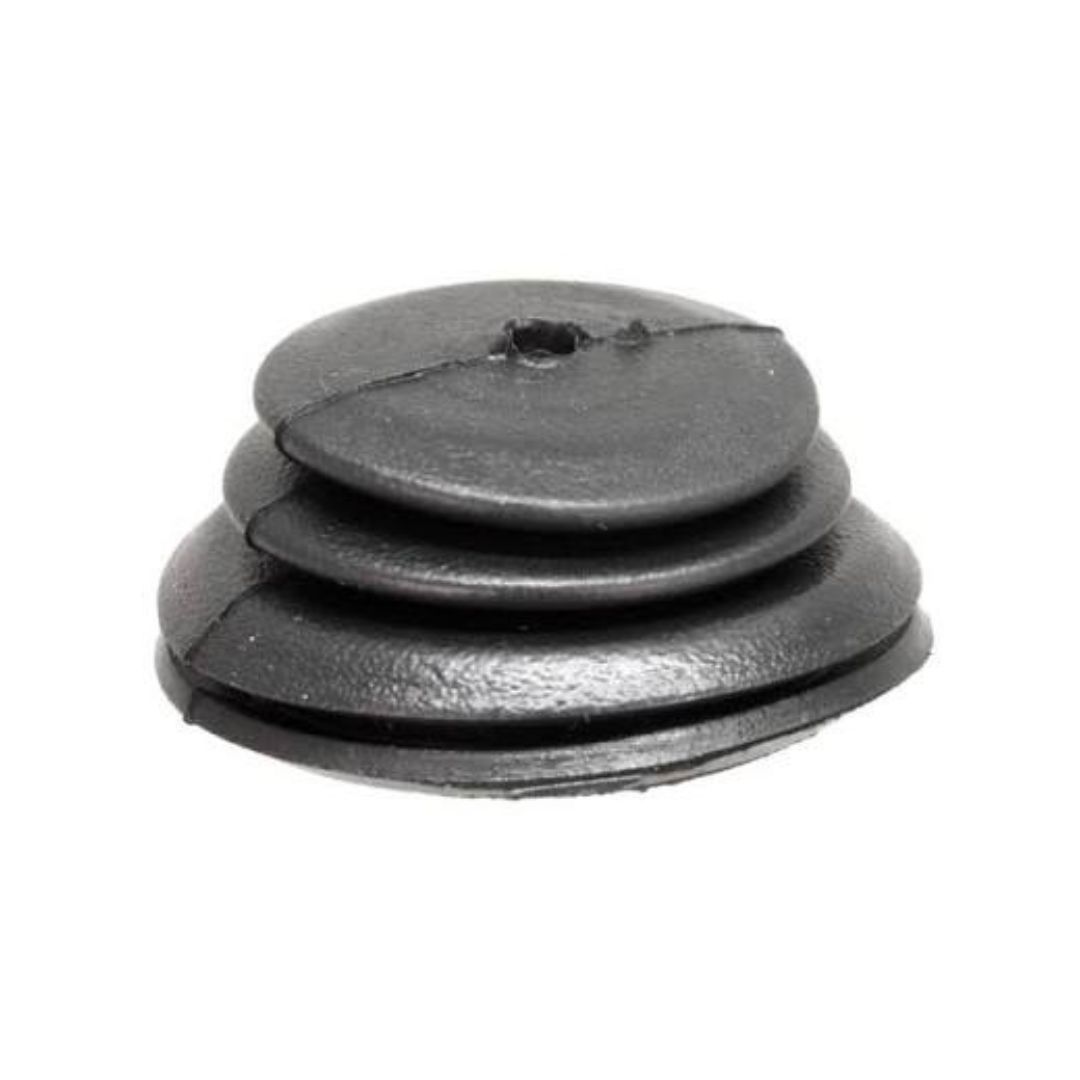 Replacement bellows for the manual door mirror adjustment knob, designed for Golf 1 and Golf 2 models. Protects the mirror adjustment mechanism from dust, dirt, and moisture while providing a neat, factory-style finish. Manufactured from durable rubber for long-lasting performance and precise OEM-style fitment.
